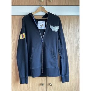 Rolland‎ Berry Love Life Zip Hoodie Jacket Rare Graphic Patchwork Streetwear